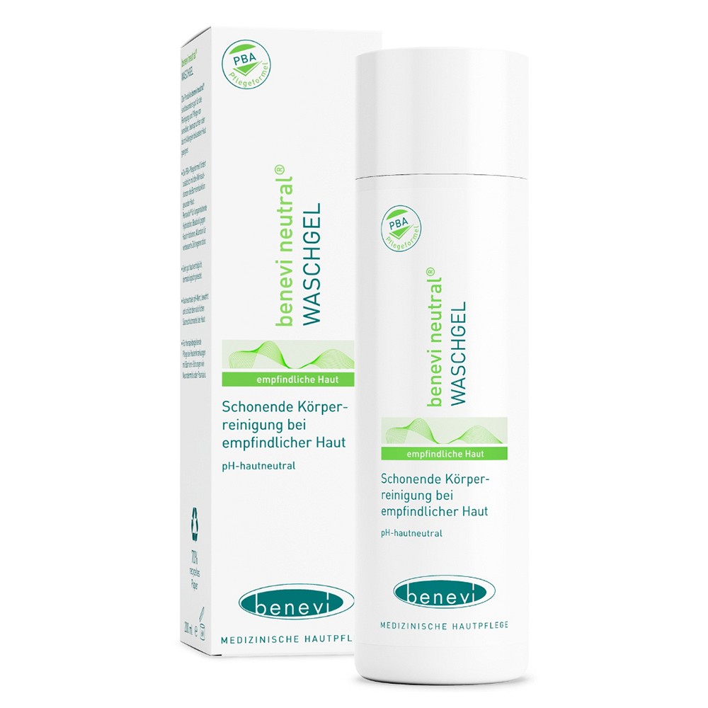 BENEVI neutral Waschgel - 200ml - Empfindliche Haut