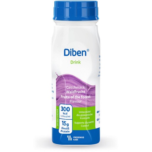 DIBEN DRINK Waldfrucht 1.5 kcal/ml Trinkflasche - 24X200ml - Fresubin bei Erkrankungen