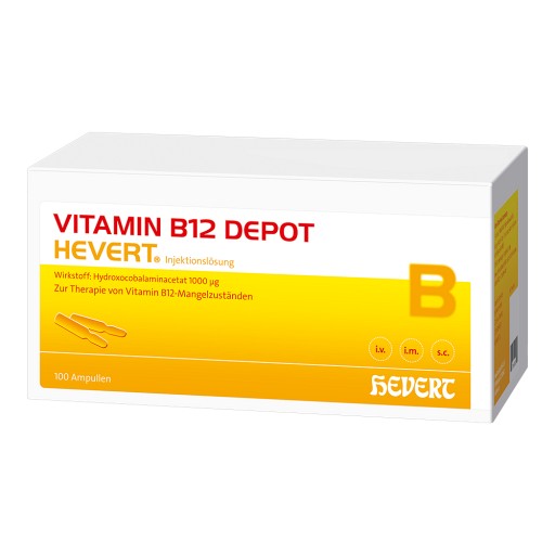 VITAMIN B12 DEPOT Hevert Ampullen - 100X2ml