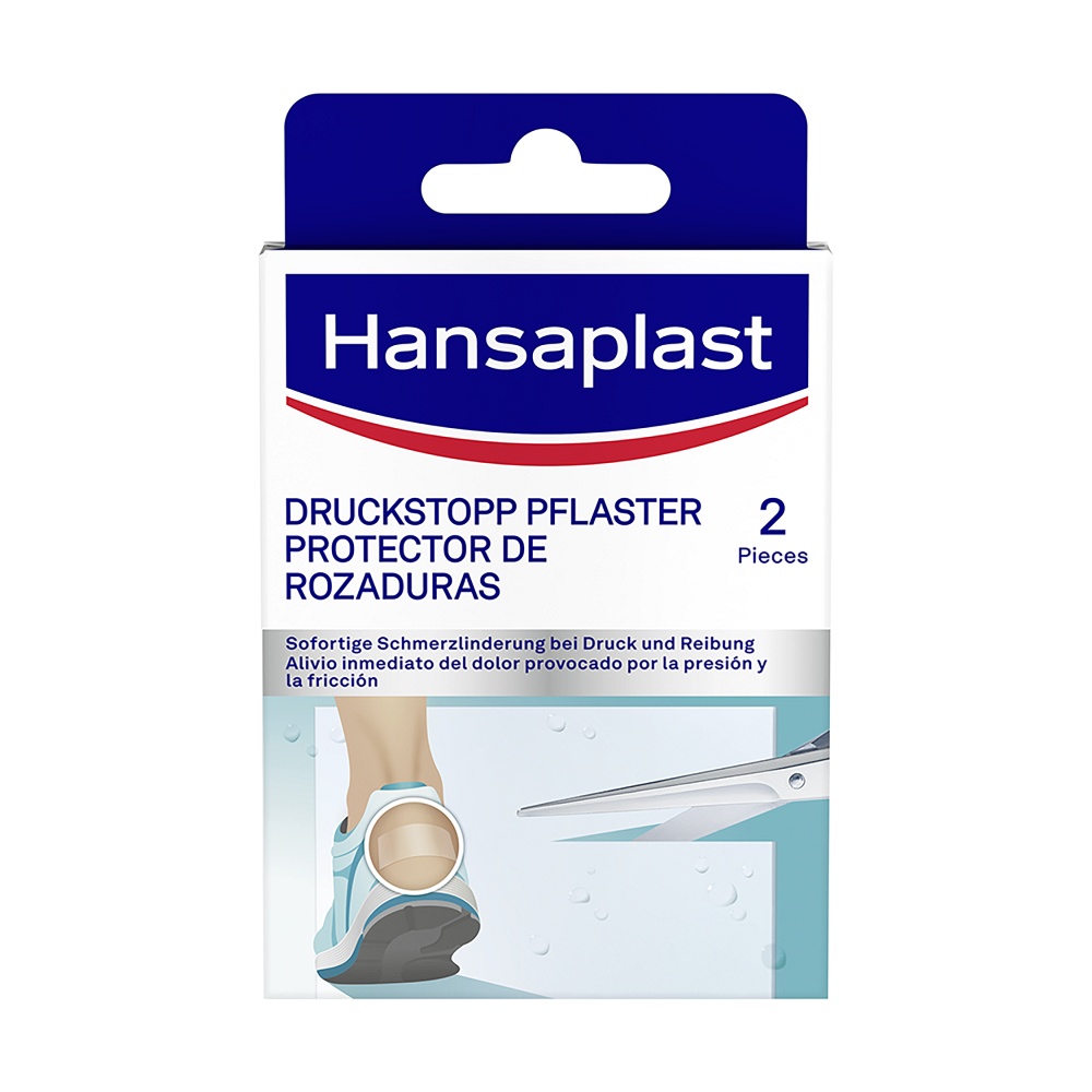 HANSAPLAST Druckstopp transparent.Schutzpolster - 2Stk - Hansaplast
