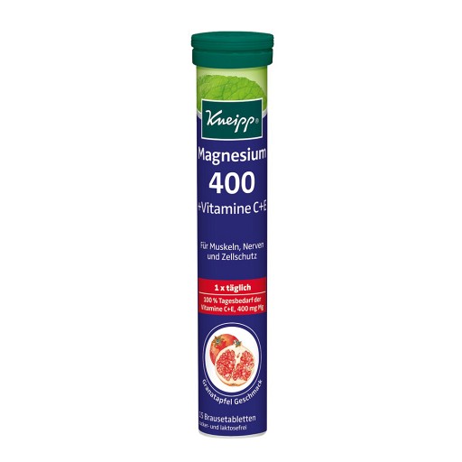 KNEIPP Magnesium 400+C+E Brausetabletten - 15Stk - Mineralstoffe & Vitamine