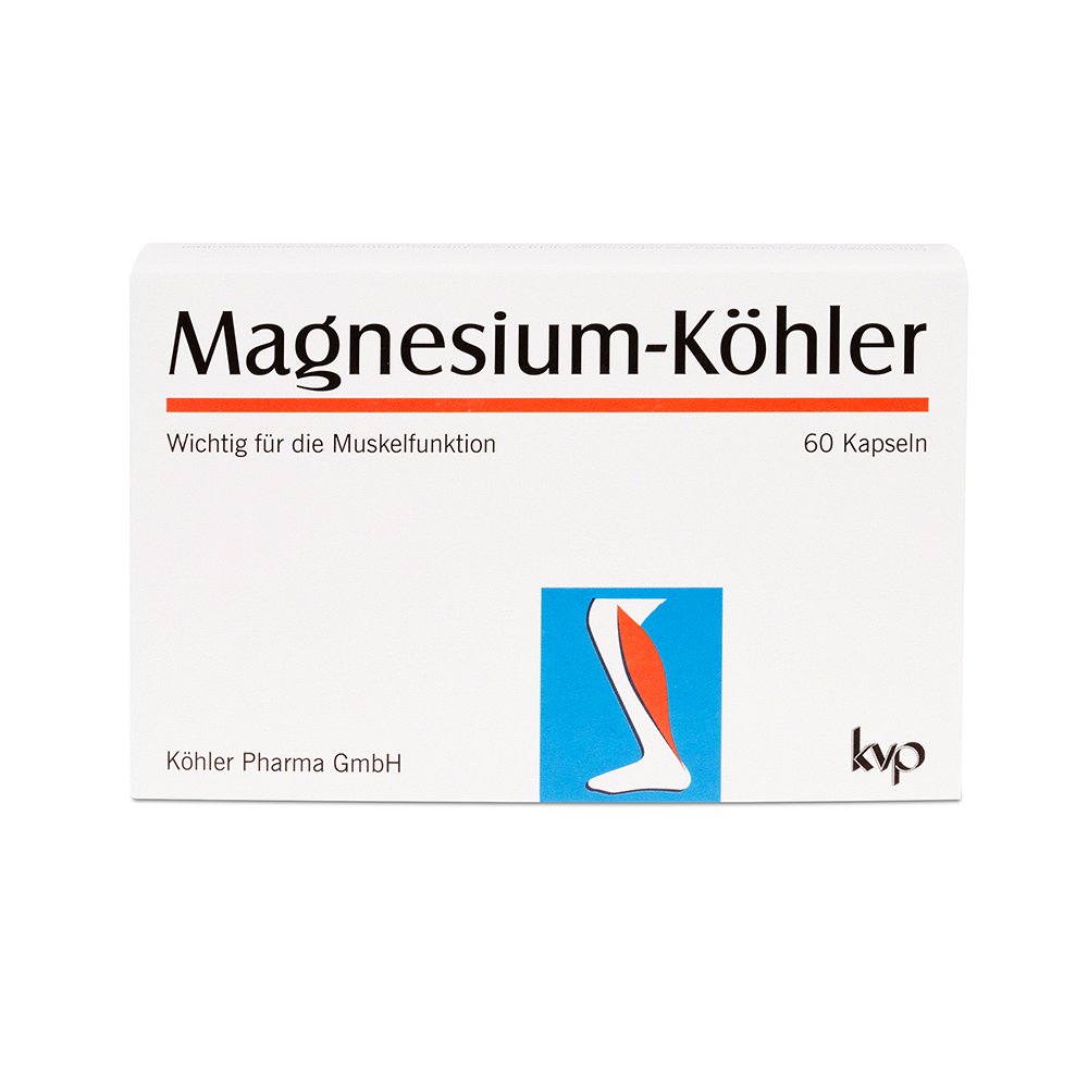 MAGNESIUM KÖHLER Kapseln - 1X60Stk - Vegan