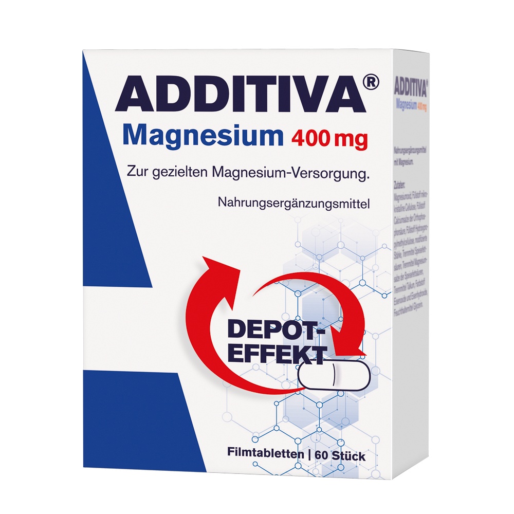 ADDITIVA Magnesium 400 mg Filmtabletten - 60Stk - Magnesium
