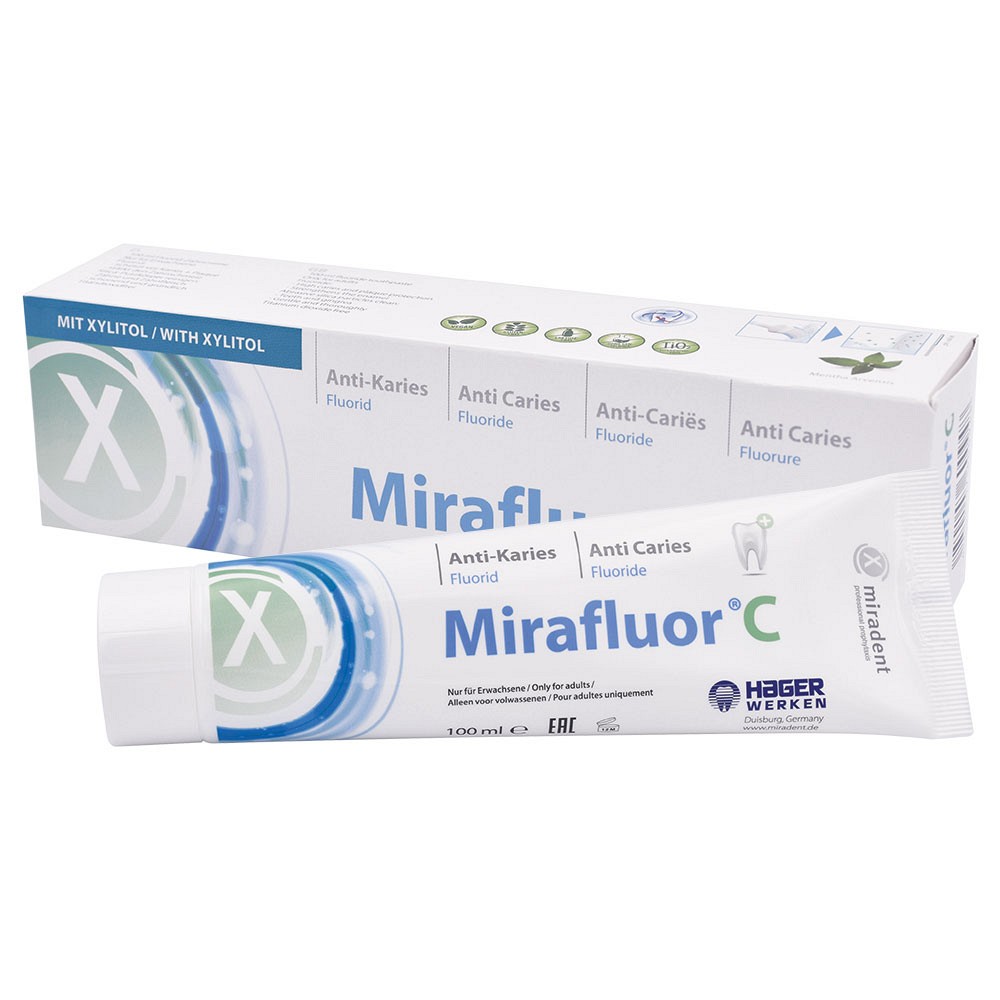 MIRADENT Zahncreme mirafluor C - 100ml - Zahn- & Mundpflege