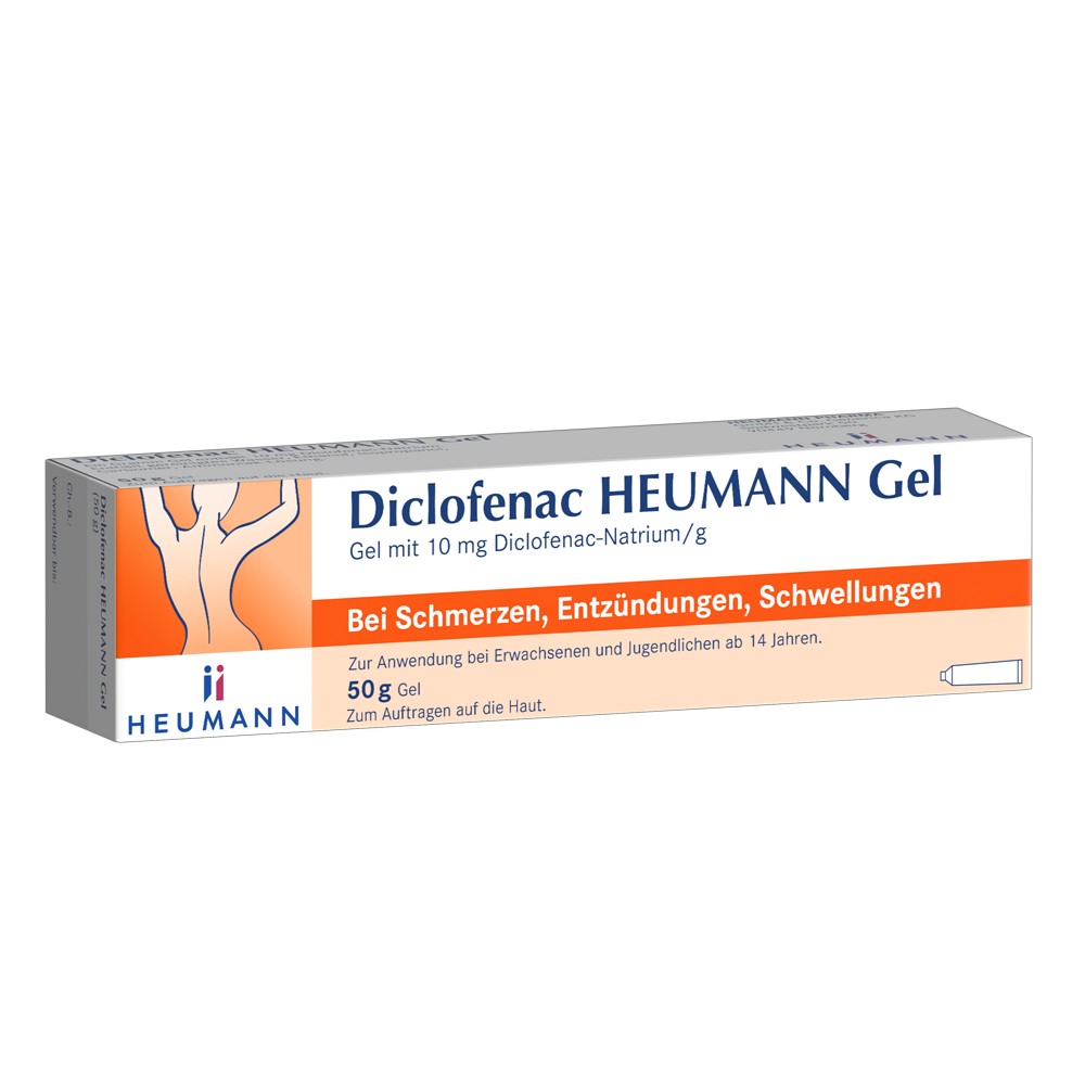 DICLOFENAC Heumann Gel - 50g - Gelenk-, Kreuz- & Rückenschmerzen, Sportverletzungen