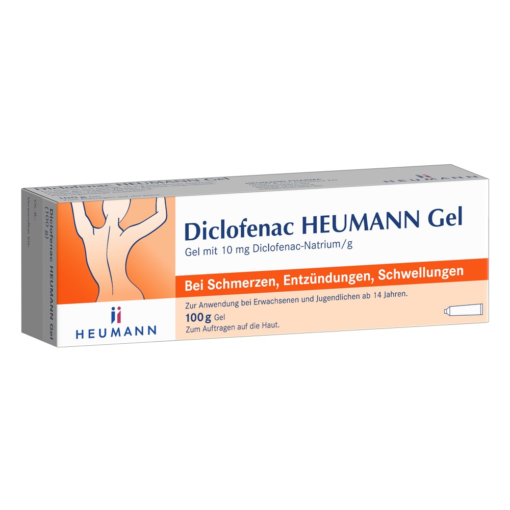 DICLOFENAC Heumann Gel - 100g - Gelenk-, Kreuz- & Rückenschmerzen, Sportverletzungen