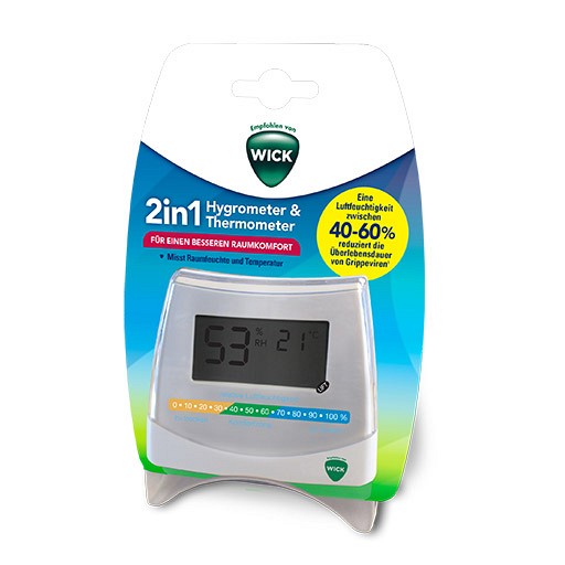 WICK Hygrometer u.Thermometer W70DA - 1Stk - Inhalation & Thermometer