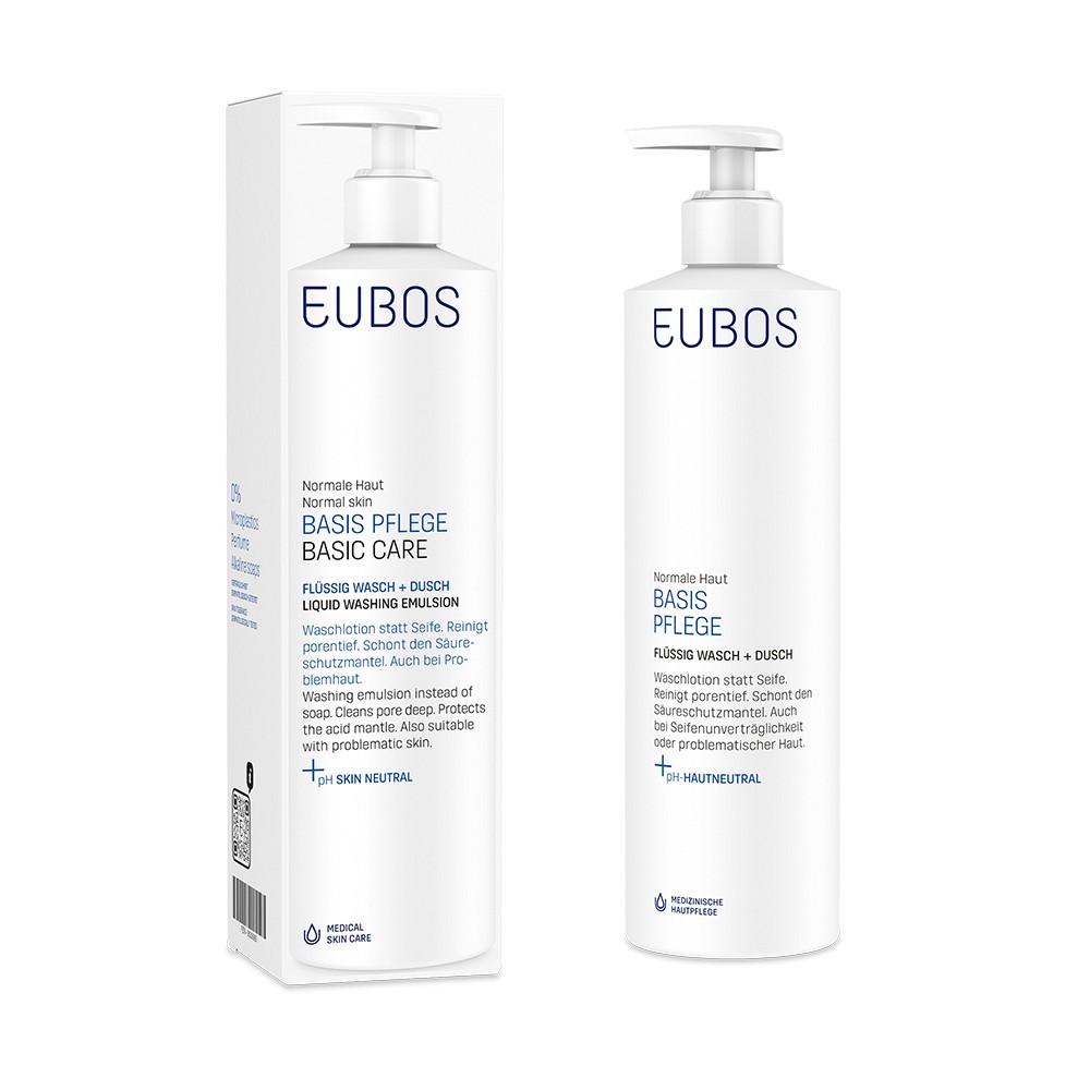 EUBOS FLÜSSIG blau unparfüm.m.Dosiersp. - 400ml - Gesichtsreinigung