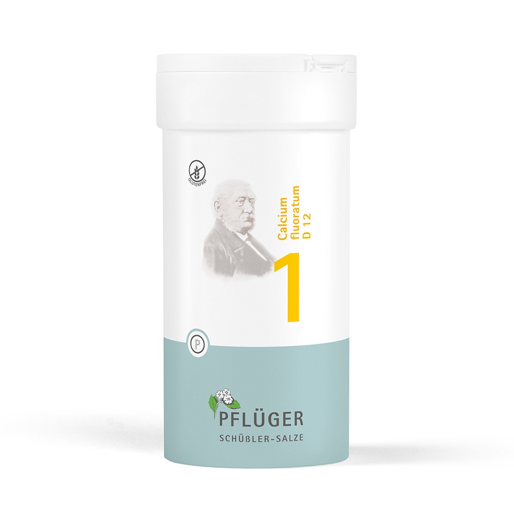 BIOCHEMIE Pflüger 1 Calcium fluoratum D 12 Tabl. - 400Stk - Hauterkrankung