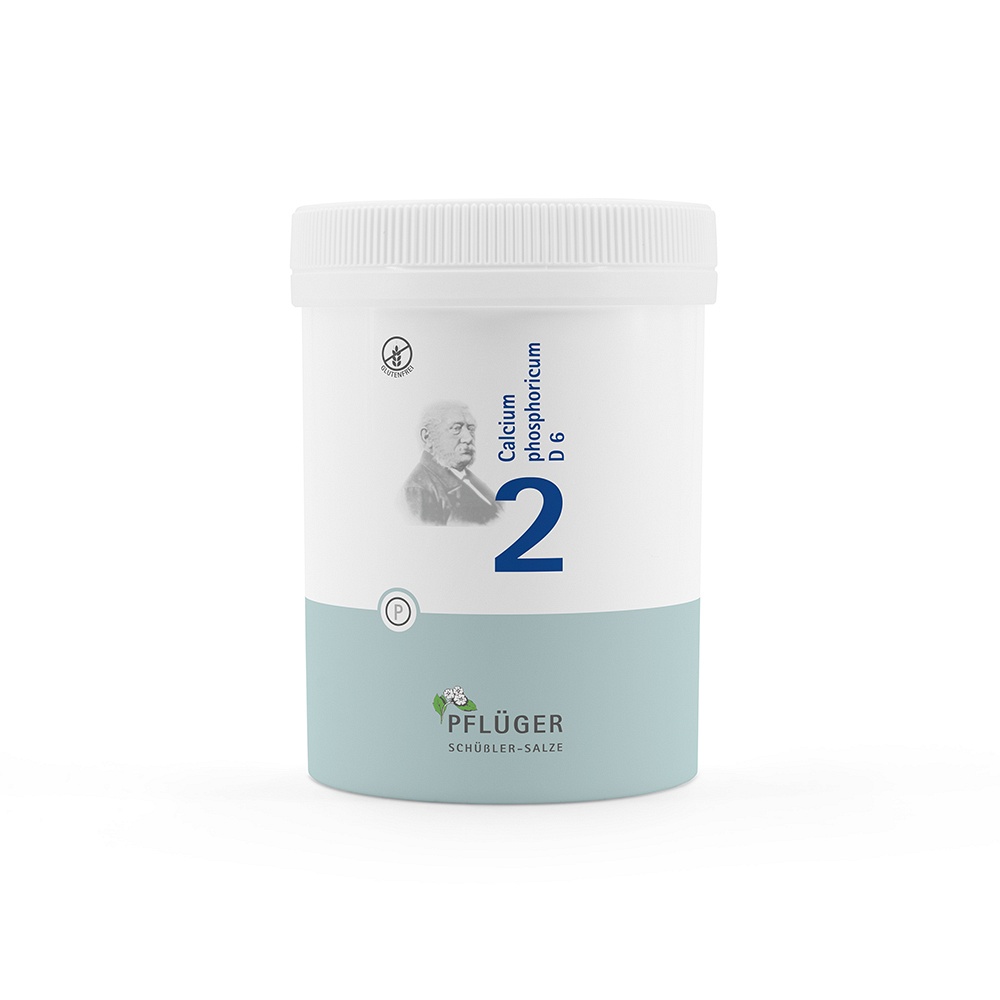 BIOCHEMIE Pflüger 2 Calcium phosphoricum D 6 Tabl. - 1000Stk - Pflüger