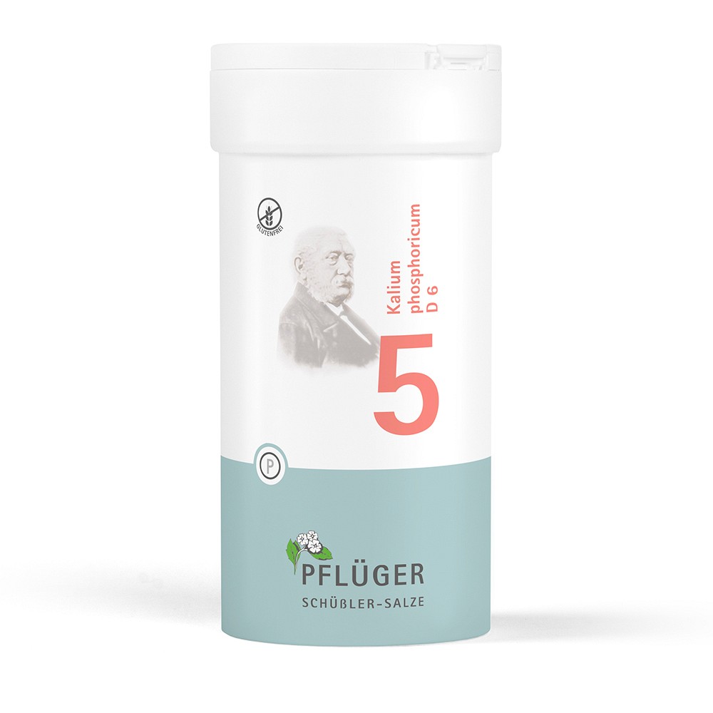 BIOCHEMIE Pflüger 5 Kalium phosphoricum D 6 Tabl. - 400Stk - Beruhigung & Schlaf
