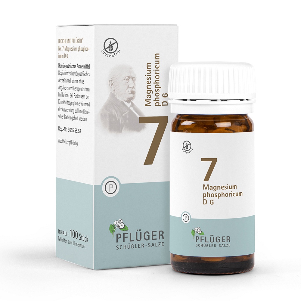 BIOCHEMIE Pflüger 7 Magnesium phosphoricum D 6 Tab - 100Stk - Nerven, Muskeln & Gelenke