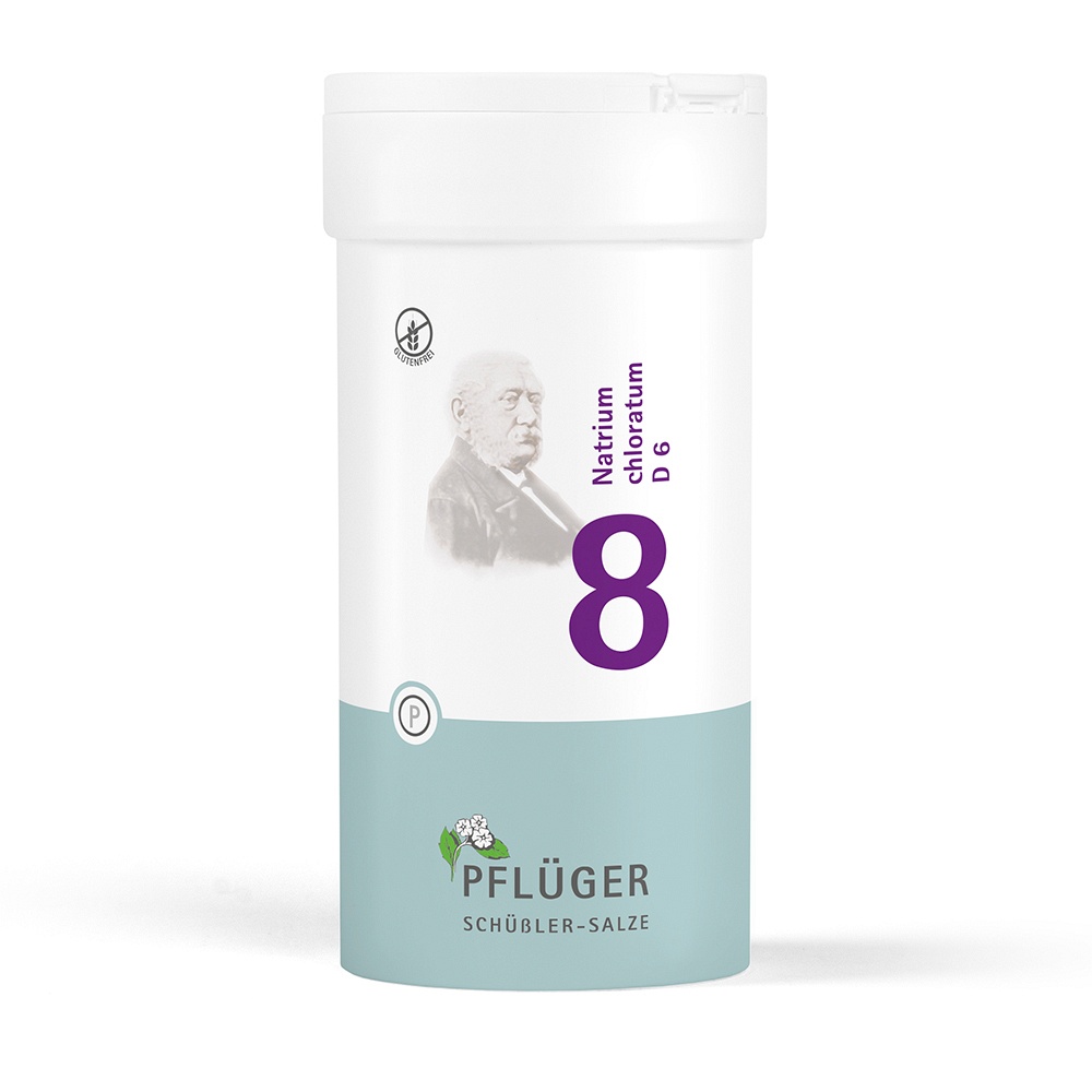 BIOCHEMIE Pflüger 8 Natrium chloratum D 6 Tabl. - 400Stk - Erkältung