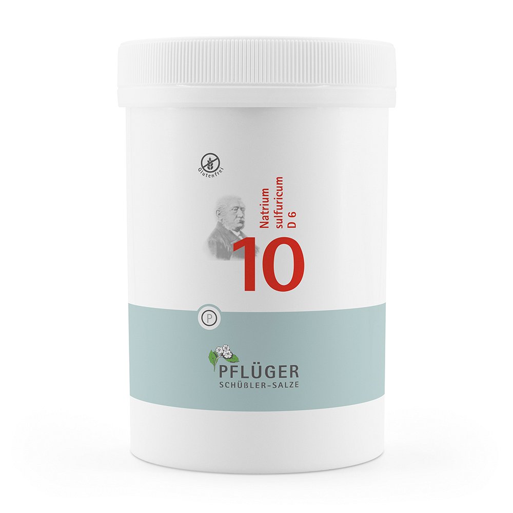 BIOCHEMIE Pflüger 10 Natrium sulfuricum D 6 Tabl. - 4000Stk - Pflüger