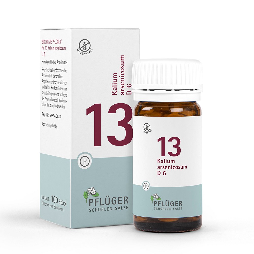 BIOCHEMIE Pflüger 13 Kalium arsenicosum D 6 Tabl. - 100Stk - Pflüger