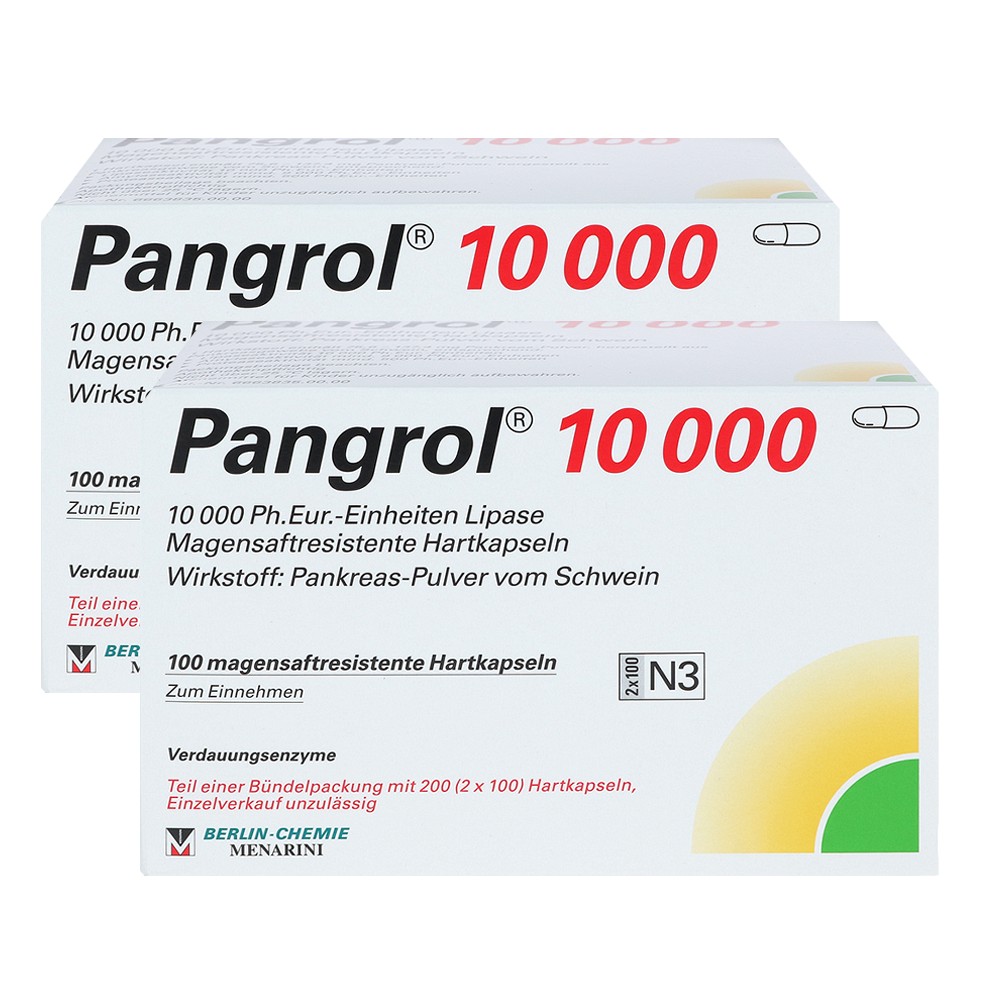 PANGROL 10.000 Hartkps.m.magensaftr.überz.Pell. - 200Stk - Verdauungsenzyme