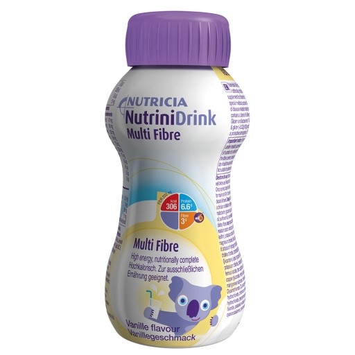NUTRINIDRINK MultiFibre Vanillegeschmack - 200ml - MHD Ware