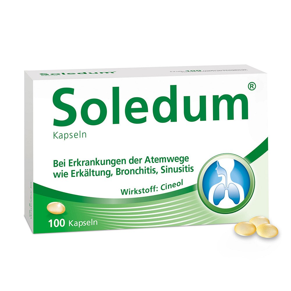 SOLEDUM 100 mg magensaftresistente Kapseln - 100Stk - Hustenlöser