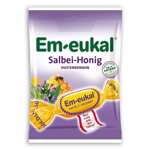 EM-EUKAL Bonbons Salbei Honig zuckerhaltig - 75g - Em-Eukal®
