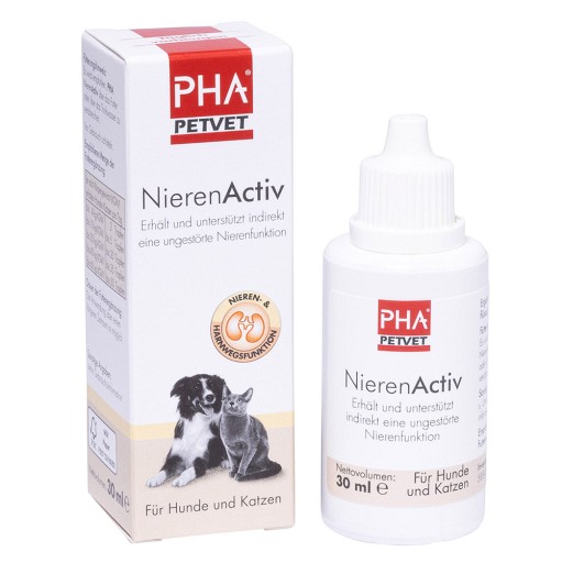 PHA NierenActiv Tropfen f.Katzen - 30ml - Nierenfunktion