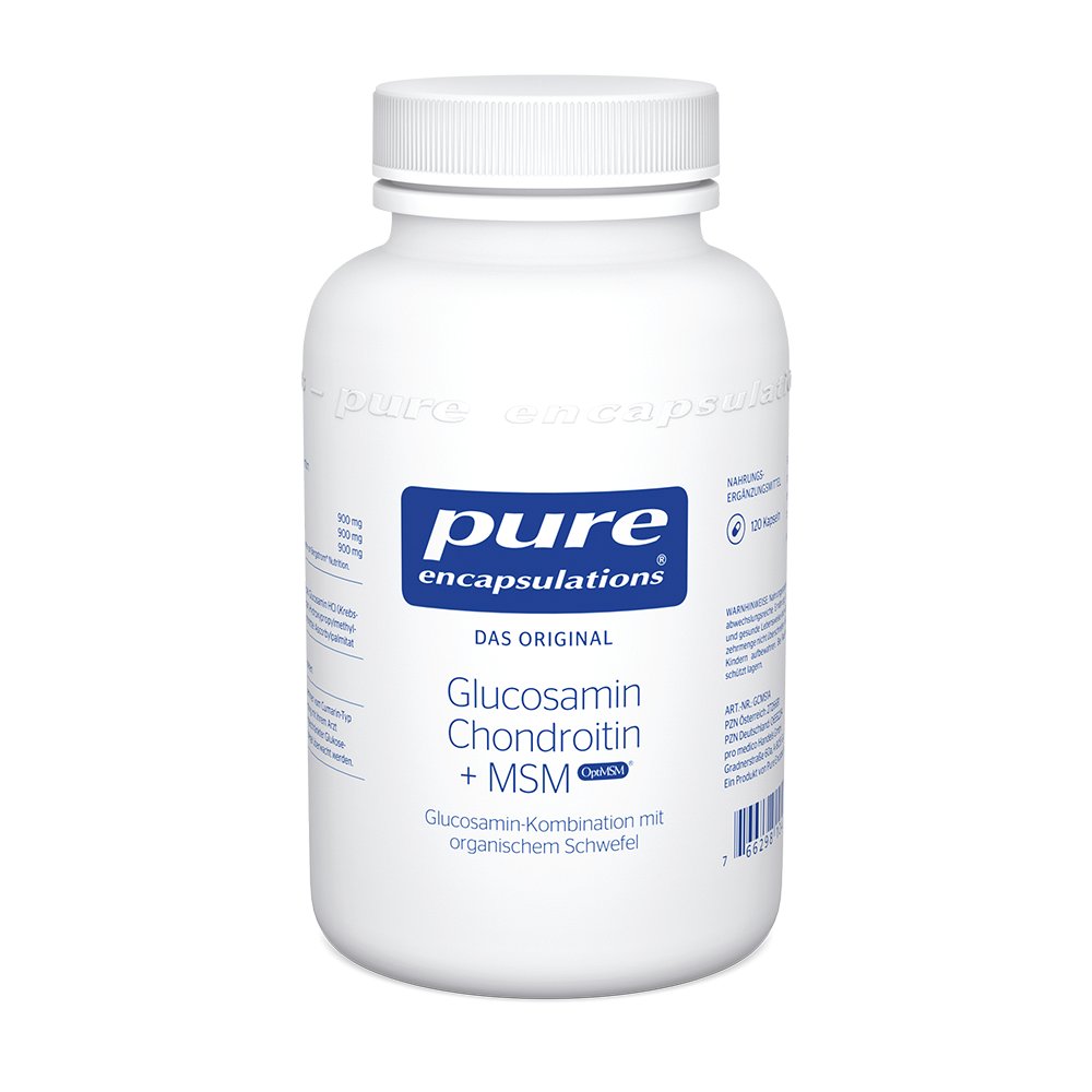 PURE ENCAPSULATIONS Glucosamin+Chondr.+MSM Kapseln - 120Stk