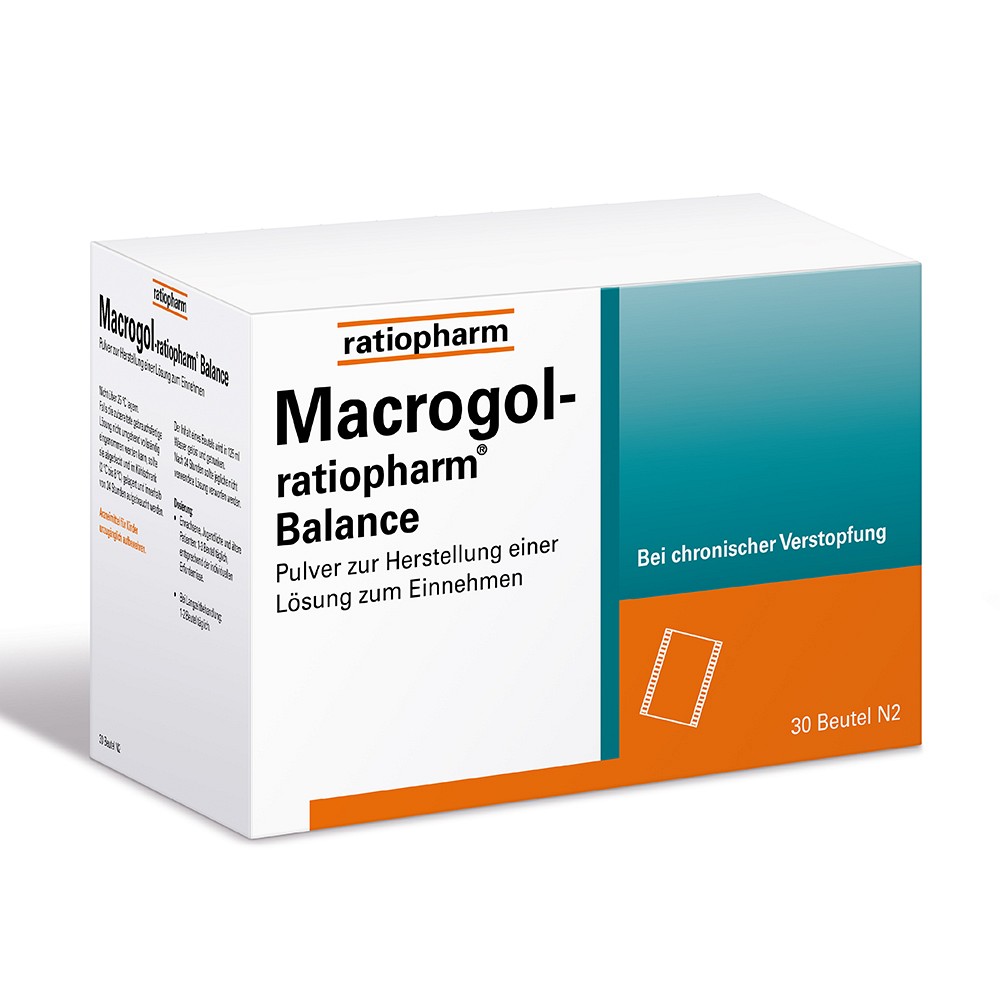 MACROGOL-ratiopharm Balance Plv.z.H.e.L.z.Einn. - 30Stk - Abführmittel