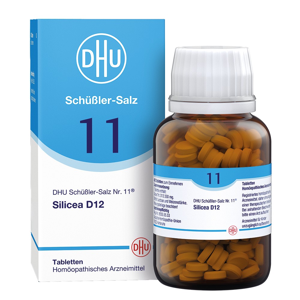 BIOCHEMIE DHU 11 Silicea D 12 Tabletten - 420Stk - DHU Schüßler Salz Nr.11