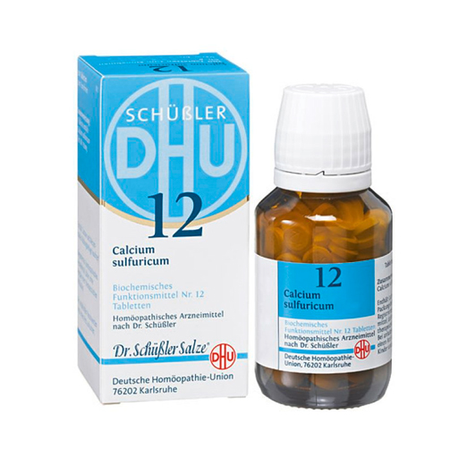 BIOCHEMIE DHU 12 Calcium sulfuricum D 3 Tabletten - 420Stk - DHU Schüßler Salz Nr.12