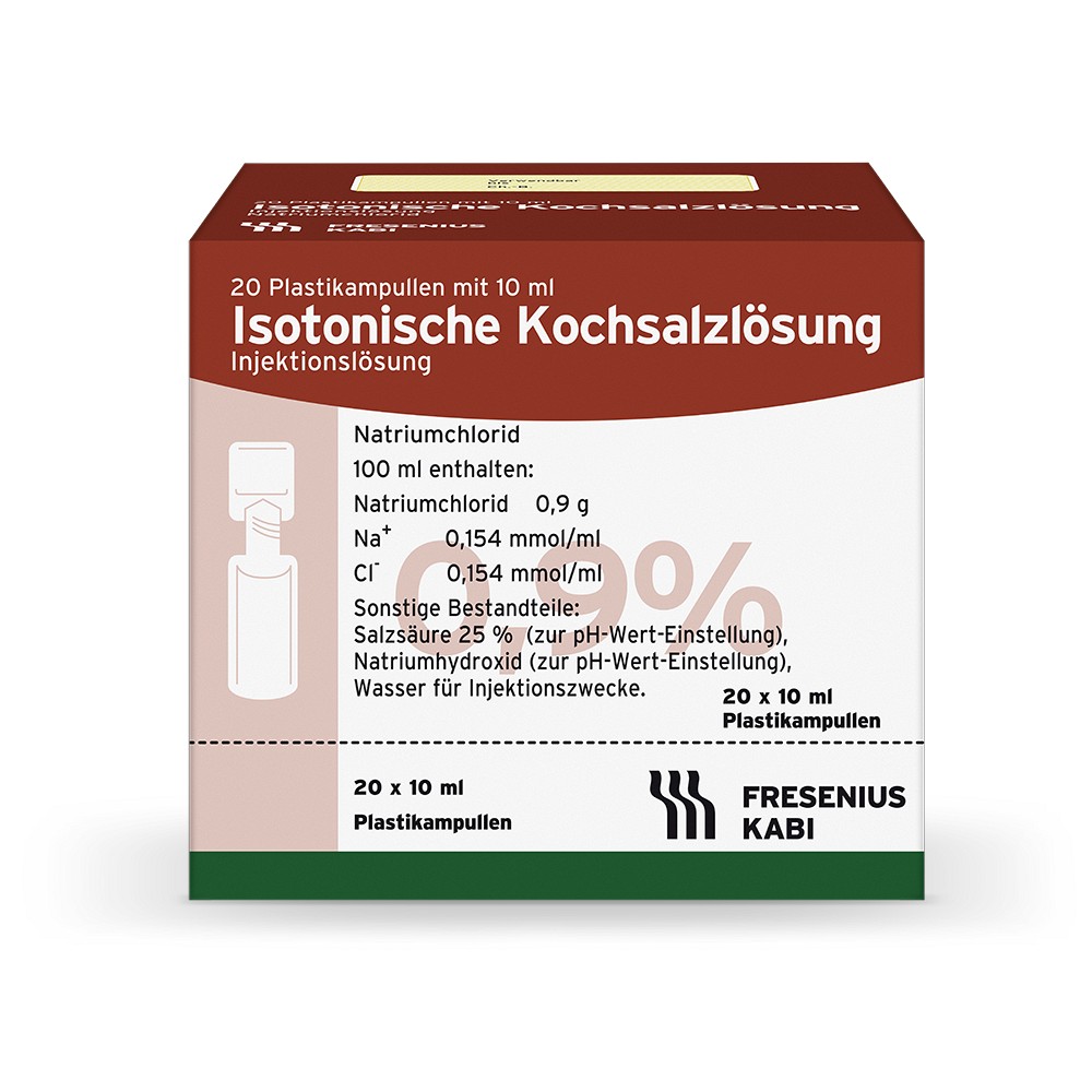 KOCHSALZLÖSUNG 0,9% Pl.Fresenius Injektionslsg. - 20X10ml - Kochsalzlösungen
