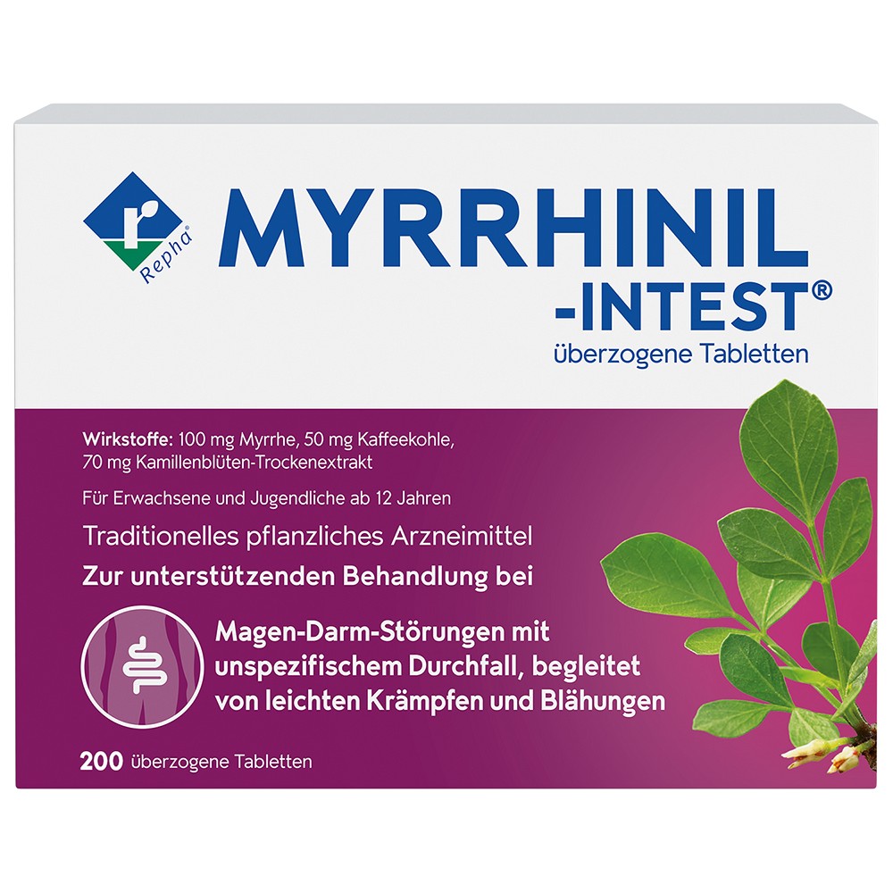 MYRRHINIL INTEST überzogene Tabletten - 200Stk - SPAR-ABO