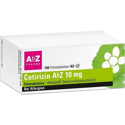 CETIRIZIN AbZ 10 mg Filmtabletten - 100Stk - SONDERANGEBOTE