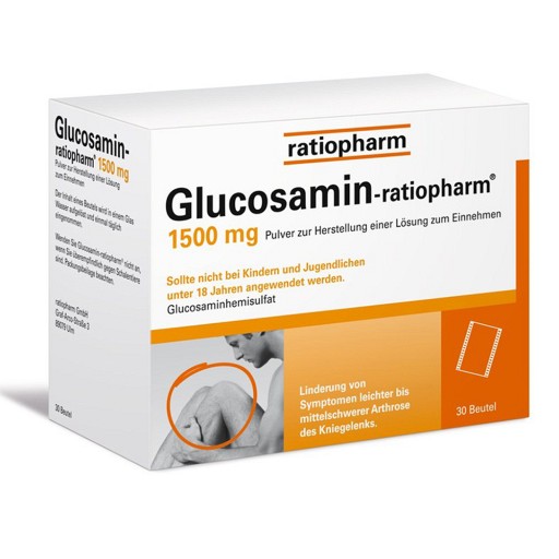 GLUCOSAMIN-RATIOPHARM 1500 mg Plv.z.H.e.L.z.Einn. - 30Stk - Rheuma & Arthrose
