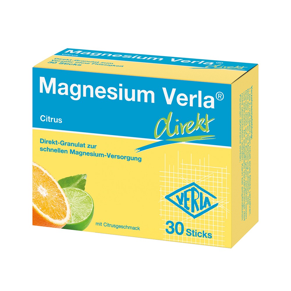MAGNESIUM VERLA direkt Citrus Granulat - 30Stk - Magnesium Verla