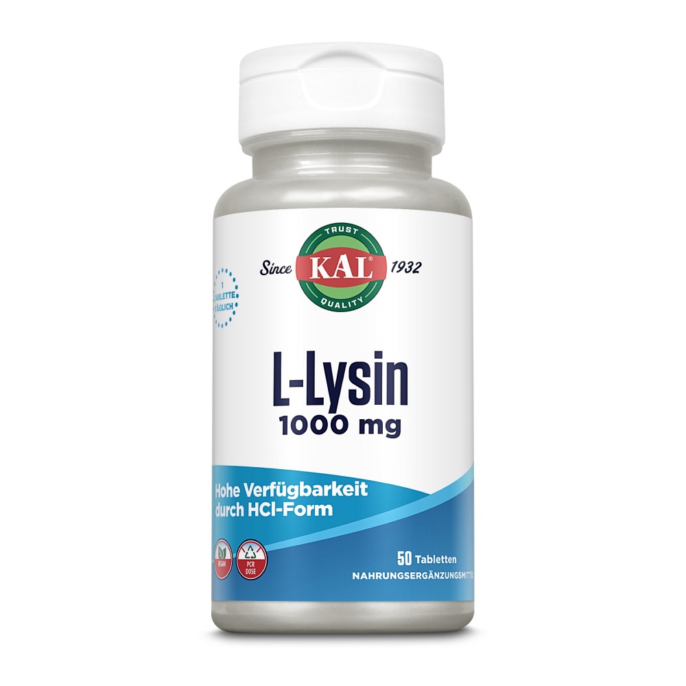 L-LYSIN 1000 mg KAL Tabletten - 50Stk