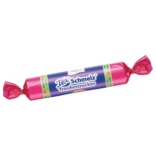 SOLDAN Tex Schmelz Traubenzucker Walderdbeere Rol. - 33g - Tex Schmelz® Traubenzucker