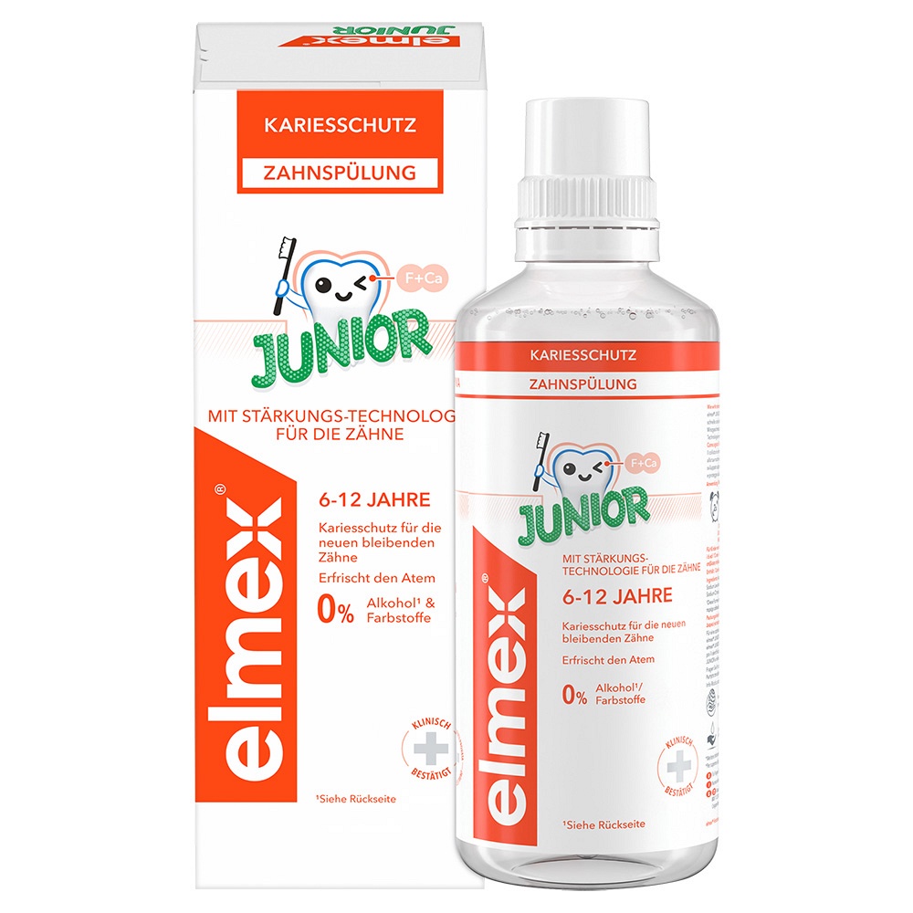 ELMEX Junior Zahnspülung - 400ml - Zähne