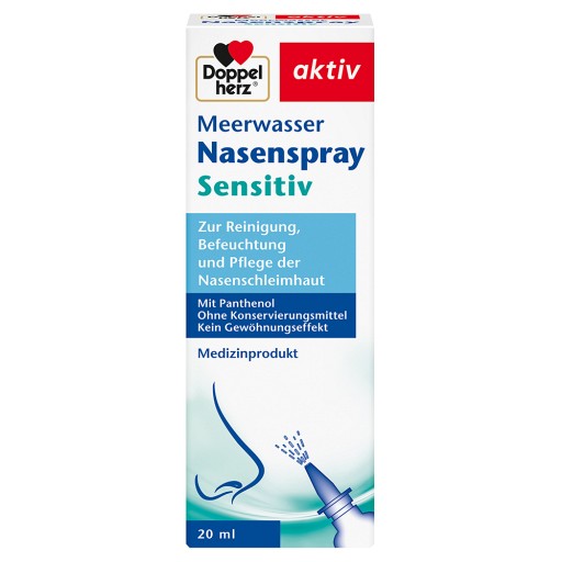 DOPPELHERZ Meerwasser Nasenspray mit Panthenol - 20ml - Nasenpräparate