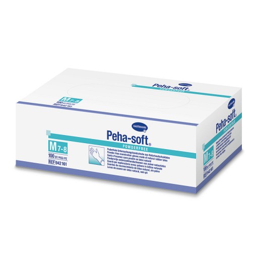 PEHA-SOFT Latex Unt.Hands.unsteril puderfrei M - 100Stk - Handschuhe & Fingerlinge