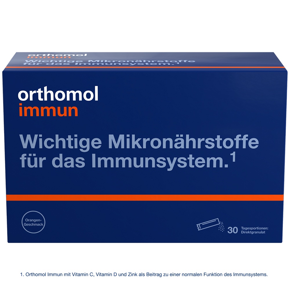ORTHOMOL Immun Direktgranulat Orange - 30Stk - Mikronährstoffe