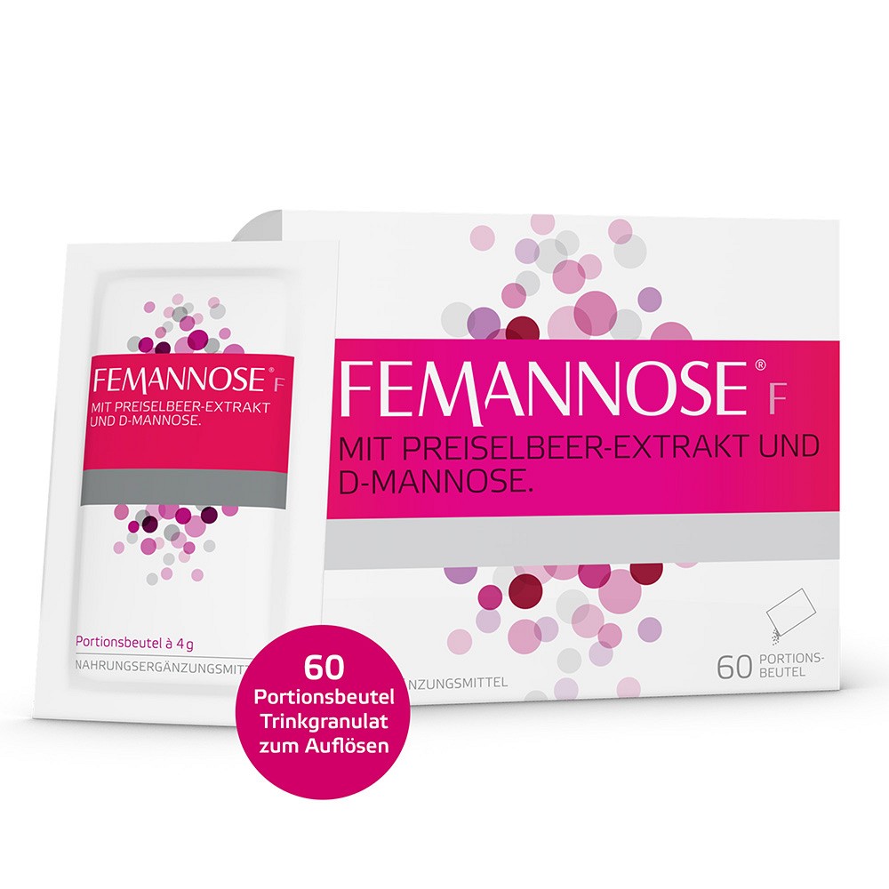 FEMANNOSE F Granulat Portionsbeutel - 60Stk - Blasenentzündung