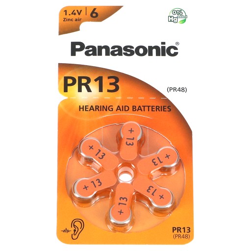 BATTERIEN f.Hörgeräte Panasonic PR13 - 6Stk - Sonstige Mess/Therapiegeräte + Zubehör