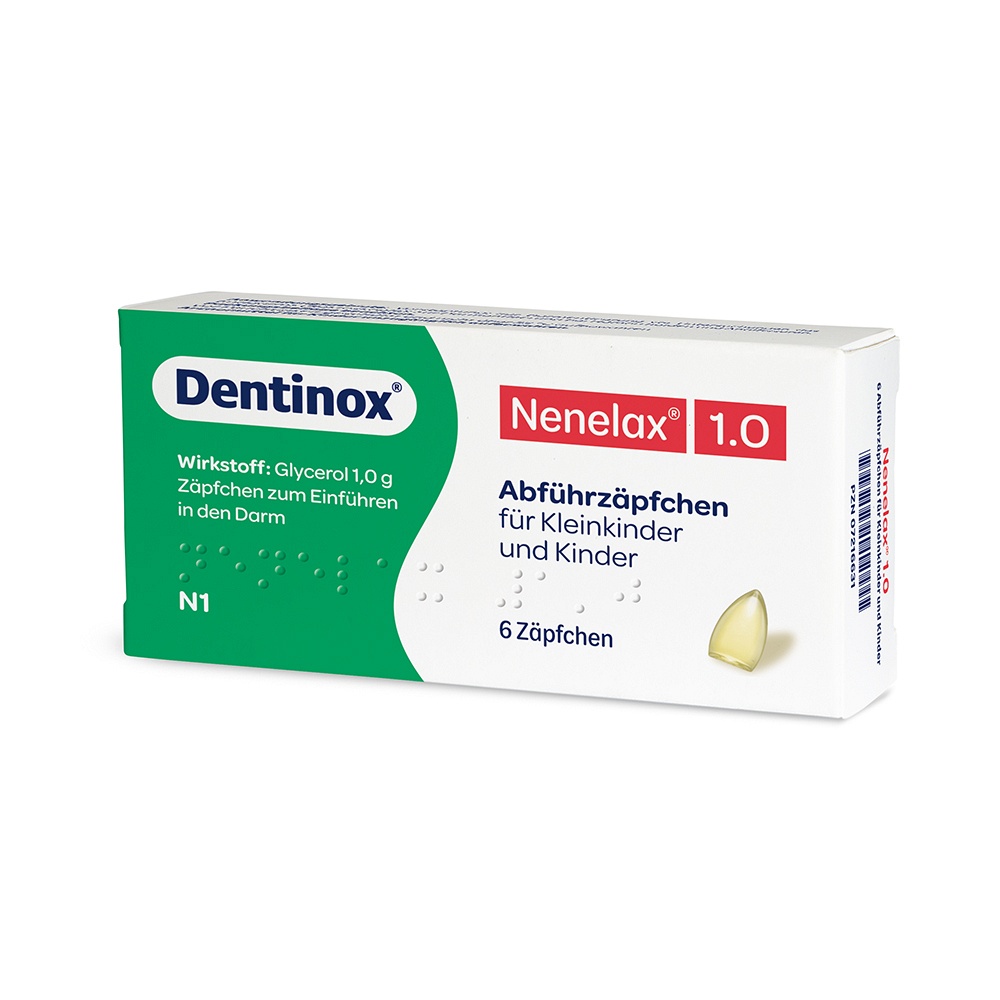 NENE LAX 1,0 Suppos.f.Kleinkdr.u.Kdr. - 6Stk - Bauchschmerzen & Blähungen