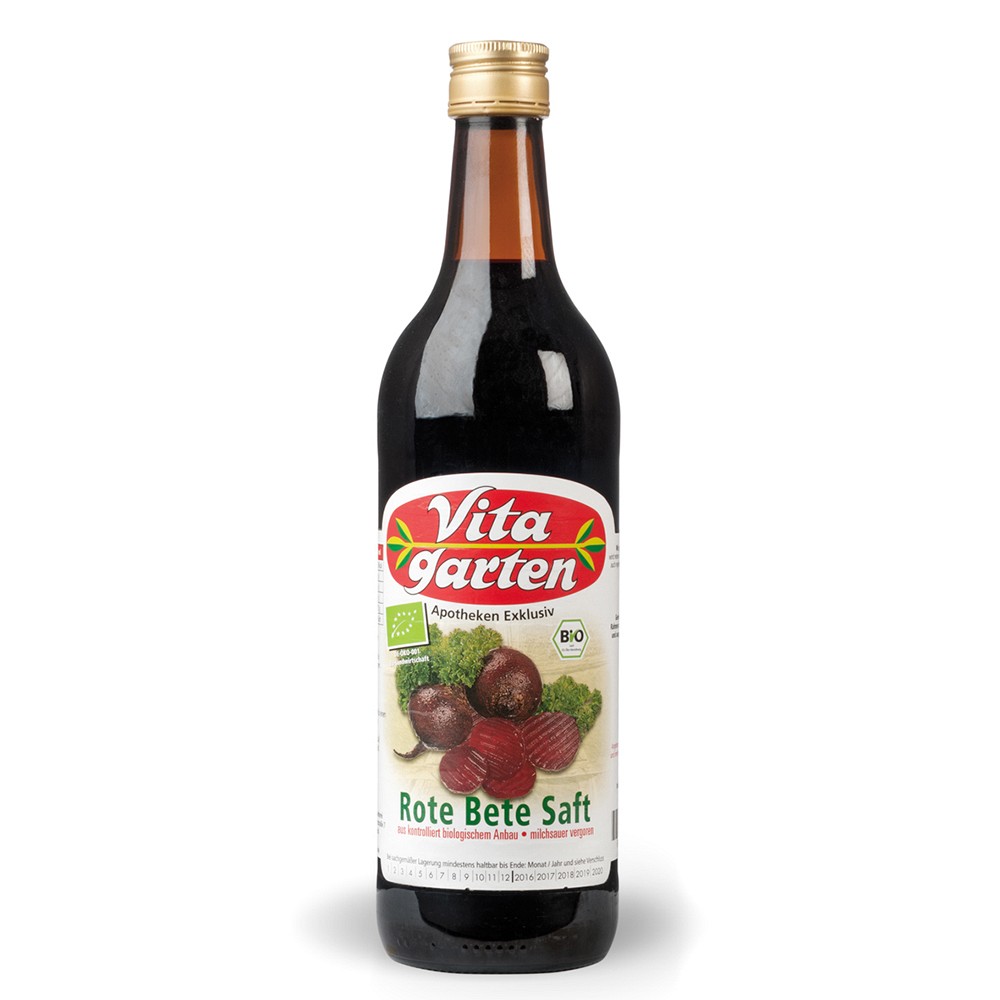 VITAGARTEN rote Bete Saft biologisch - 750ml