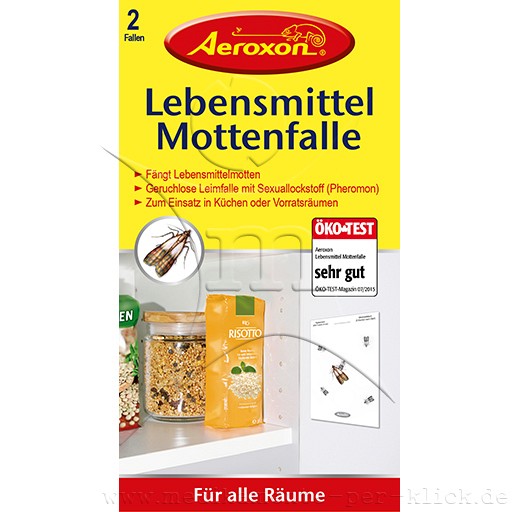 AEROXON Lebensmittelmotten Falle - 2Stk