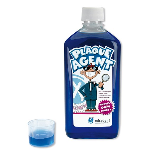 MIRADENT Plaquetest Lösung Agent - 500ml - Zahn- & Mundpflege
