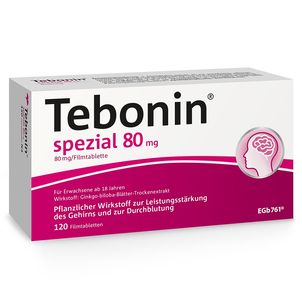 TEBONIN spezial 80 mg Filmtabletten - 120Stk - Stärkung für das Gedächtnis