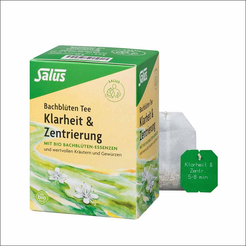 BACHBLÜTEN TEE Klarheit&Zentrierung Bio Salus Fbtl - 15Stk