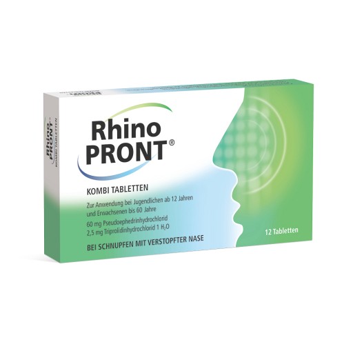 Rhinopront Kombi Tabletten Helfen Bei Schnupfen Bzw Rhinitis Mitverstopfter Nase Rezeptfrei Bestellen Auf Medikamente Per Klick De