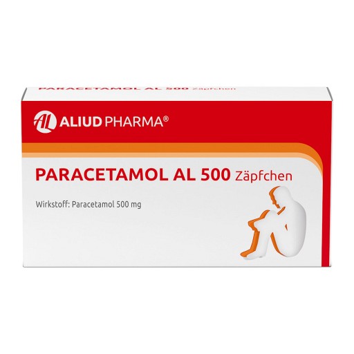PARACETAMOL AL 500 Suppositorien - 10Stk - Schmerzen