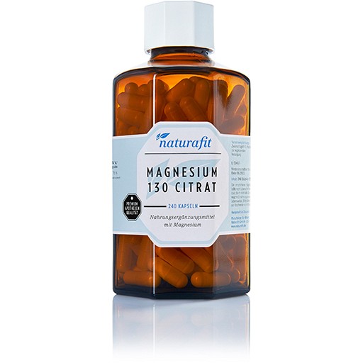 NATURAFIT Magnesium 130 Citr Kapseln - 240Stk